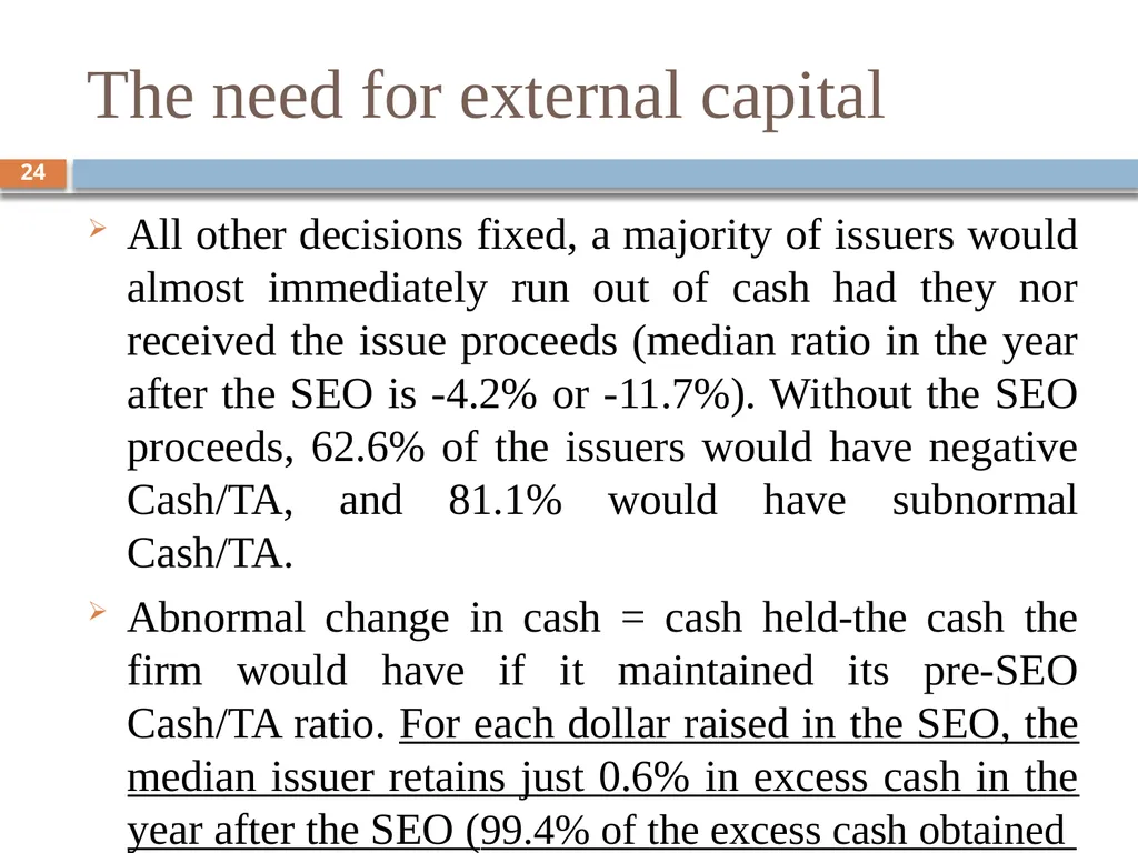 Behavioral Corporate Finance － Models of - slide 24 of 38