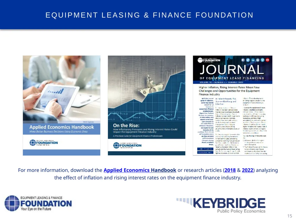 Snapshot of the Equipment Leasing and Finance - slide 17 of 18