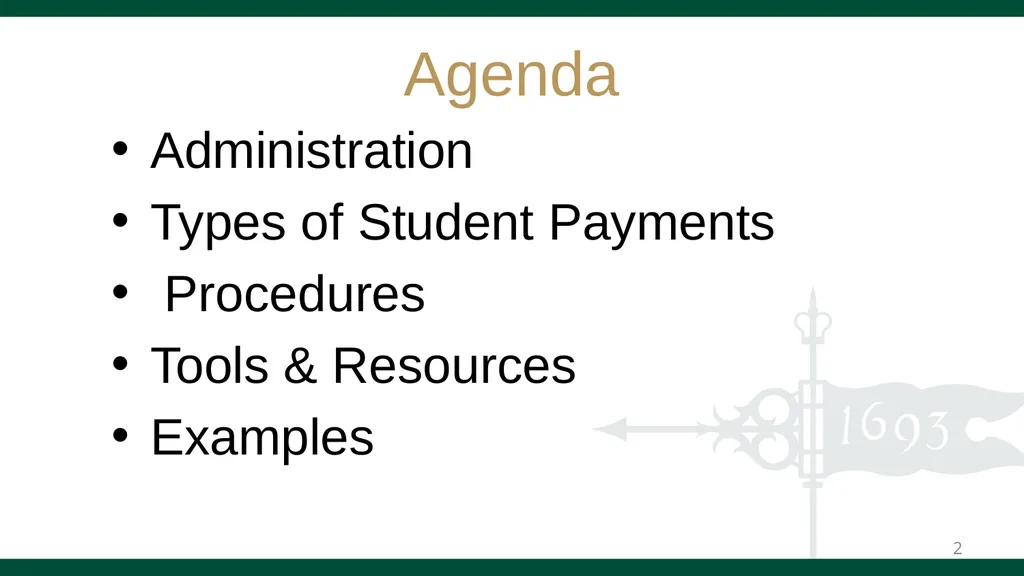 PAYMENTS TO STUDENTS GUIDE Effective March 2024 - slide 2 of 32