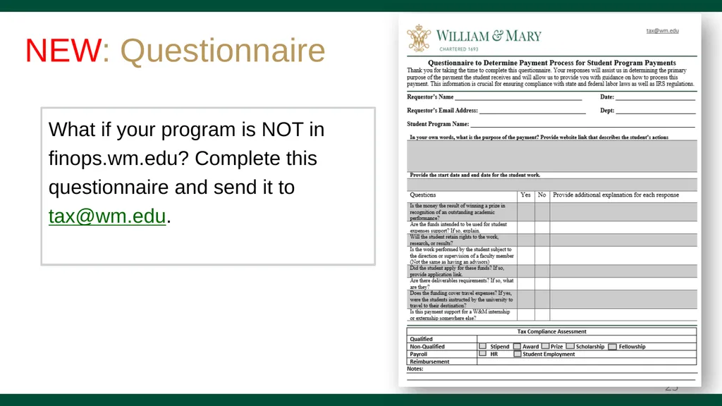 PAYMENTS TO STUDENTS GUIDE Effective March 2024 - slide 25 of 32