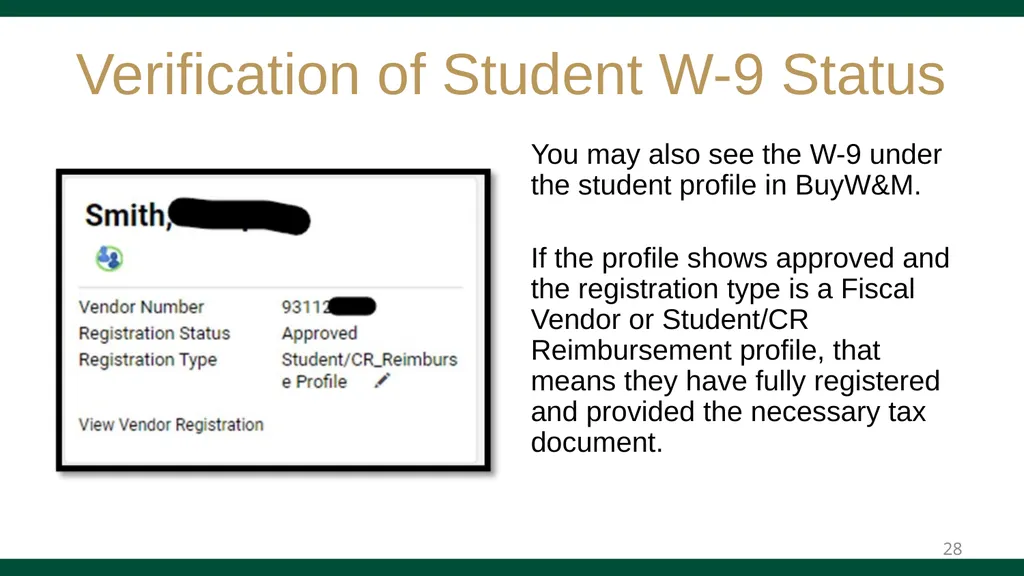 PAYMENTS TO STUDENTS GUIDE Effective March 2024 - slide 28 of 32