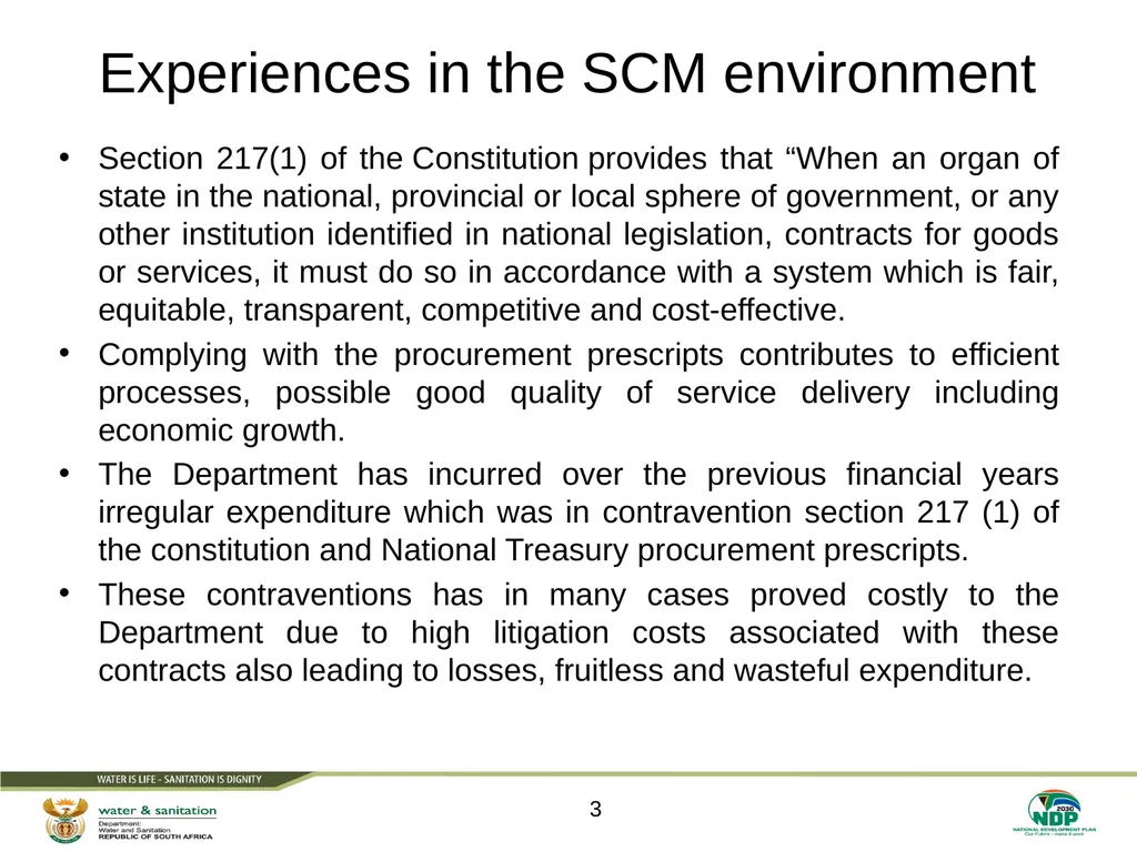 PRESENTATION TITLE Presented by: Name Surname - slide 3 of 17