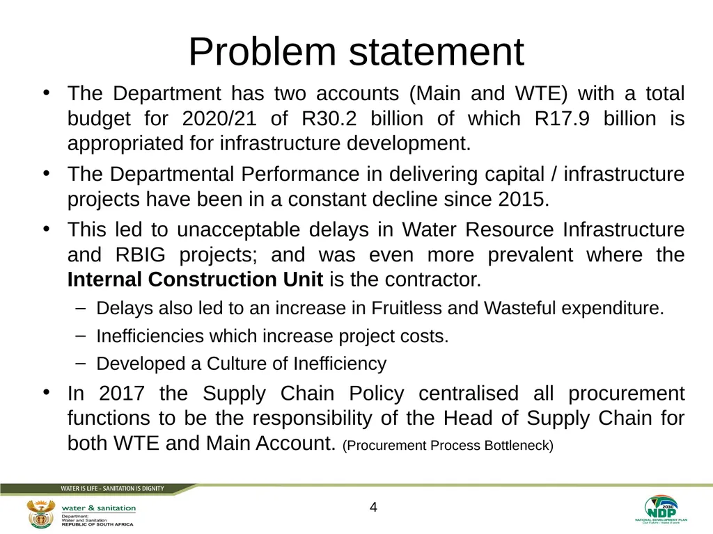 PRESENTATION TITLE Presented by: Name Surname - slide 4 of 17