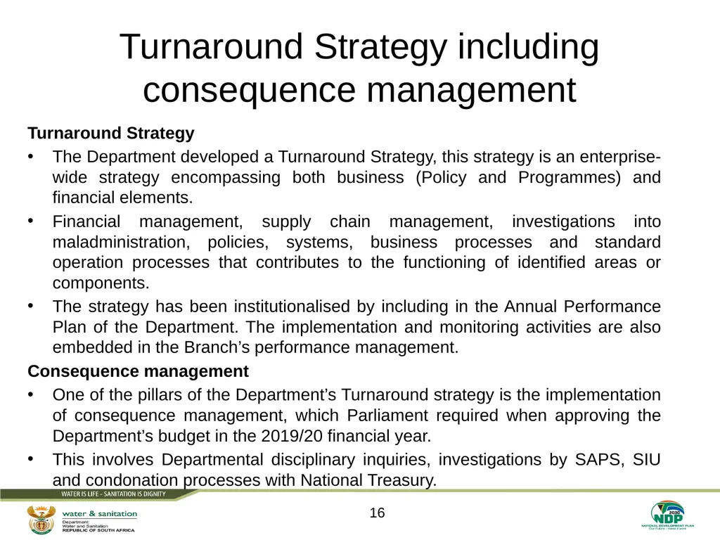 PRESENTATION TITLE Presented by: Name Surname - slide 16 of 17
