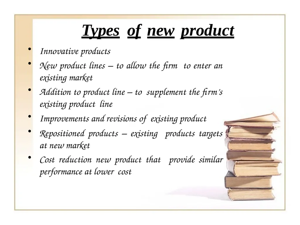 NEW PRODUCT AND NEW PRODUCT DEVLOPMENT PROCESS By - slide 3 of 19