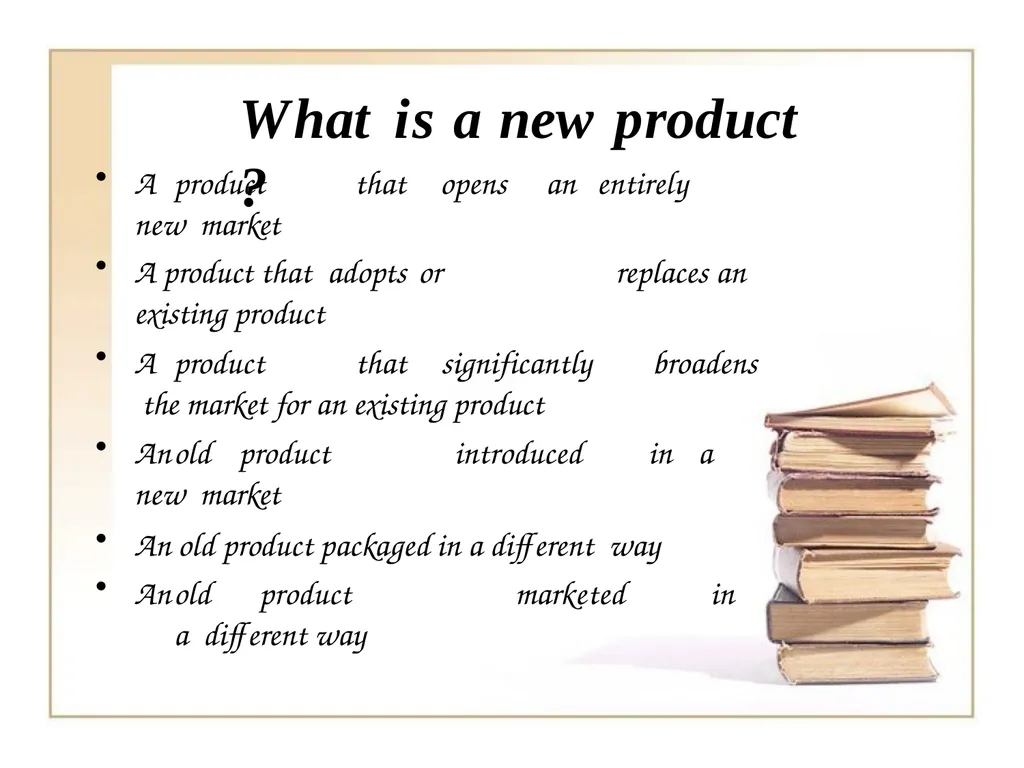 NEW PRODUCT AND NEW PRODUCT DEVLOPMENT PROCESS By - slide 2 of 19