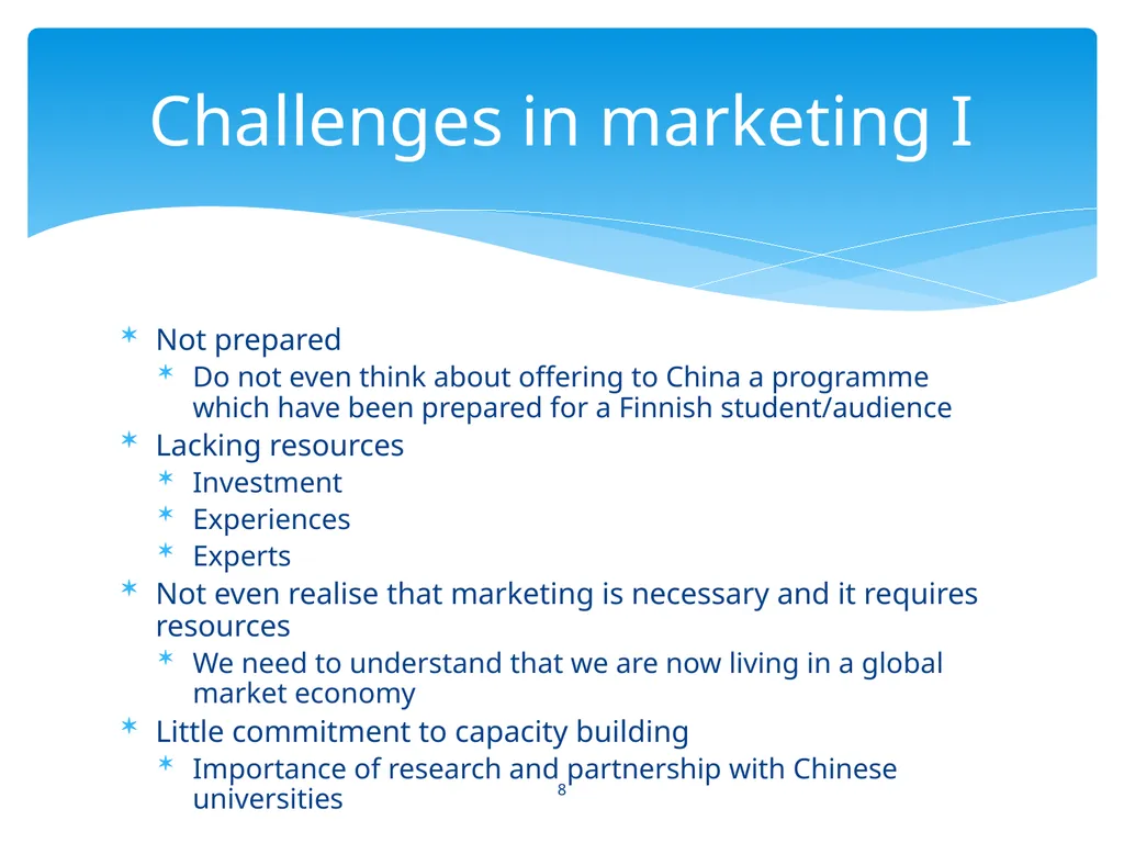 Marketing and branding for Finnish education - slide 8 of 28