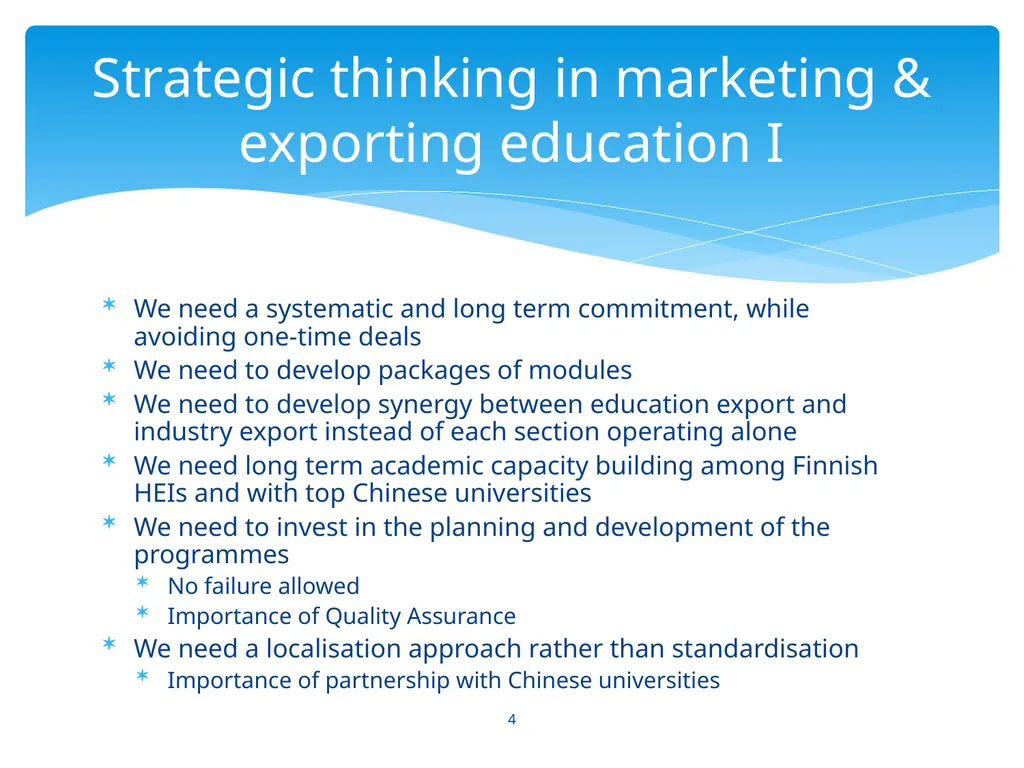 Marketing and branding for Finnish education - slide 4 of 28