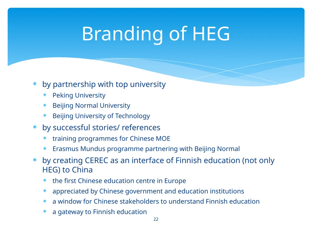 Marketing and branding for Finnish education - slide 22 of 28