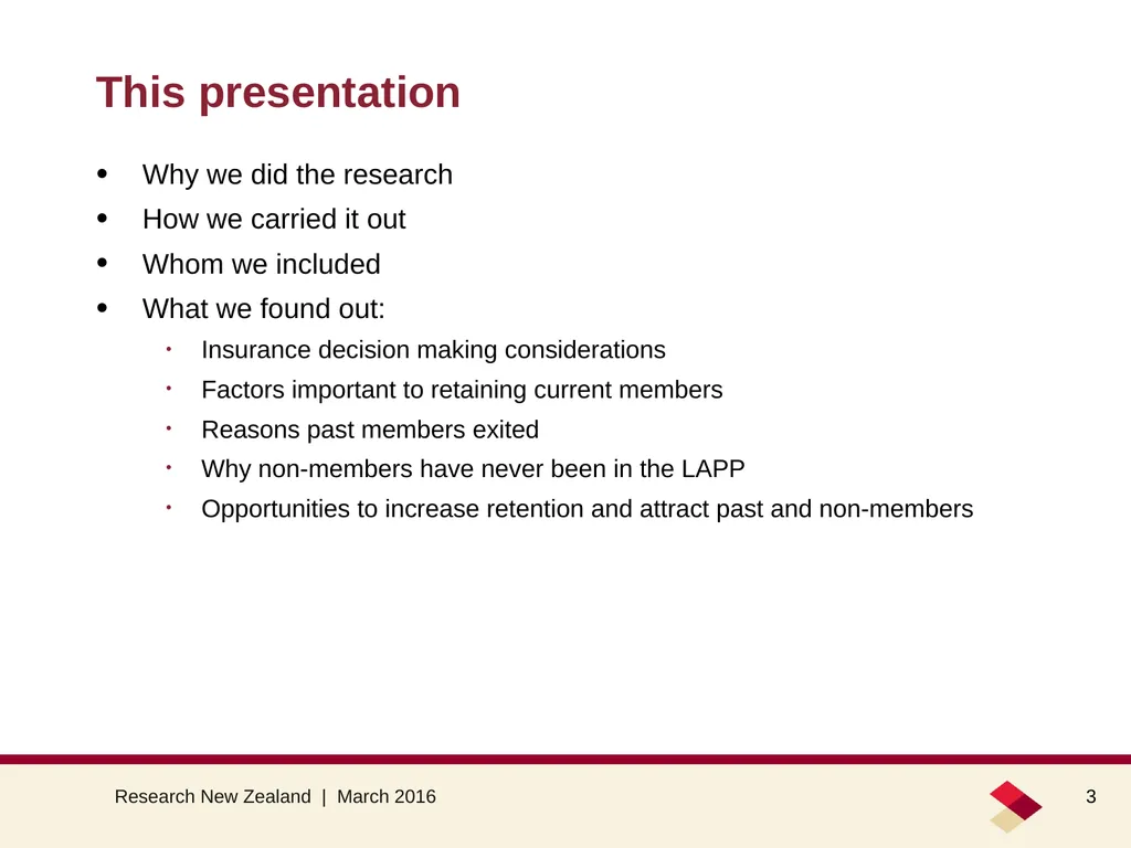 Council opinion about the LAPP March 2016 Summary - slide 3 of 26