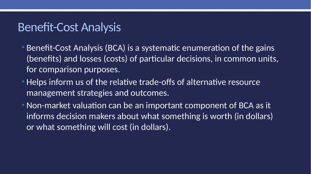 Non-market valuation: methods and data Peter W. - slide 22 of 59