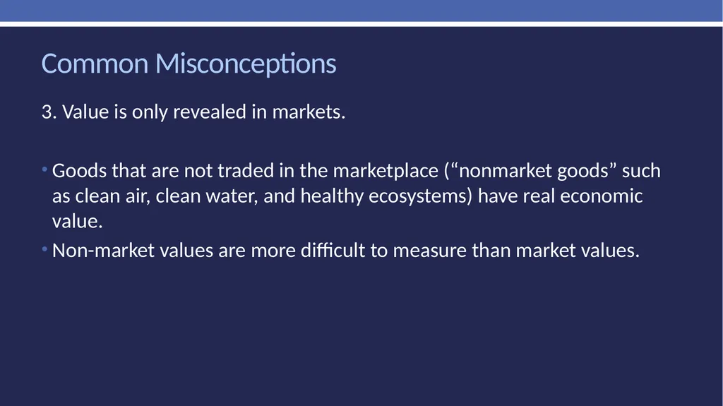 Non-market valuation: methods and data Peter W. - slide 8 of 59