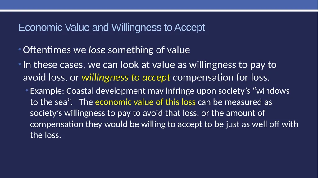 Non-market valuation: methods and data Peter W. - slide 5 of 59