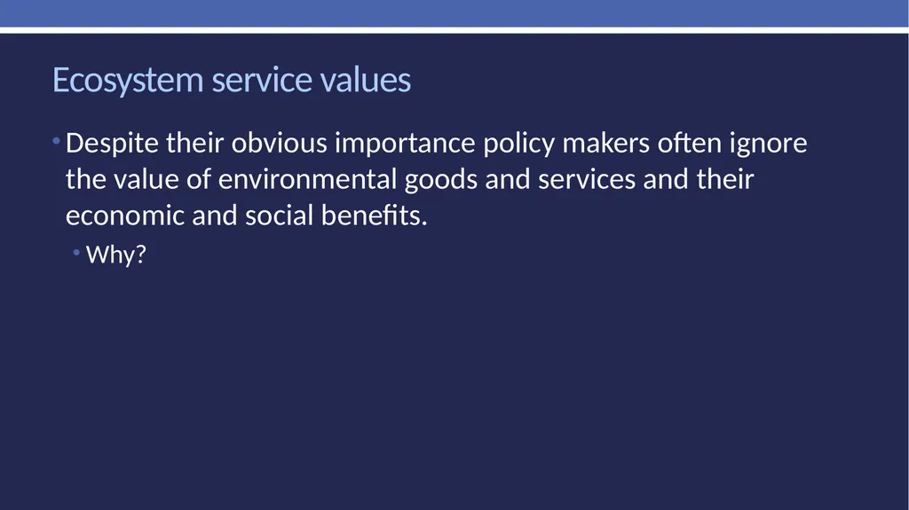 Non-market valuation: methods and data Peter W. - slide 13 of 59