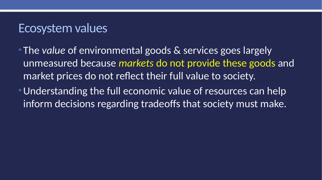 Non-market valuation: methods and data Peter W. - slide 15 of 59