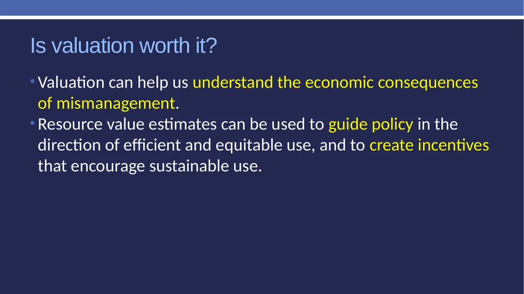 Non-market valuation: methods and data Peter W. - slide 49 of 59