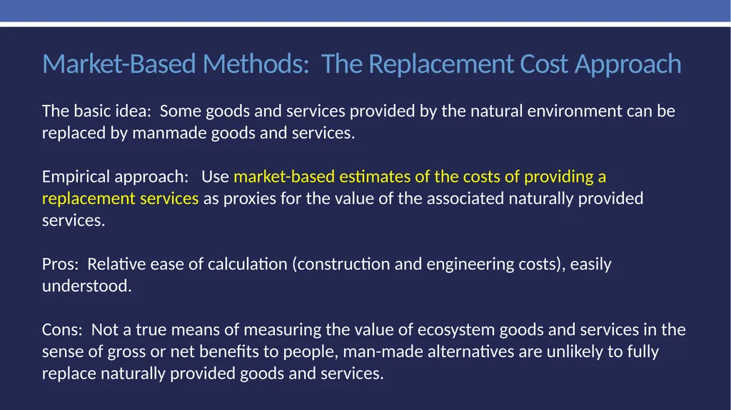 Non-market valuation: methods and data Peter W. - slide 31 of 59