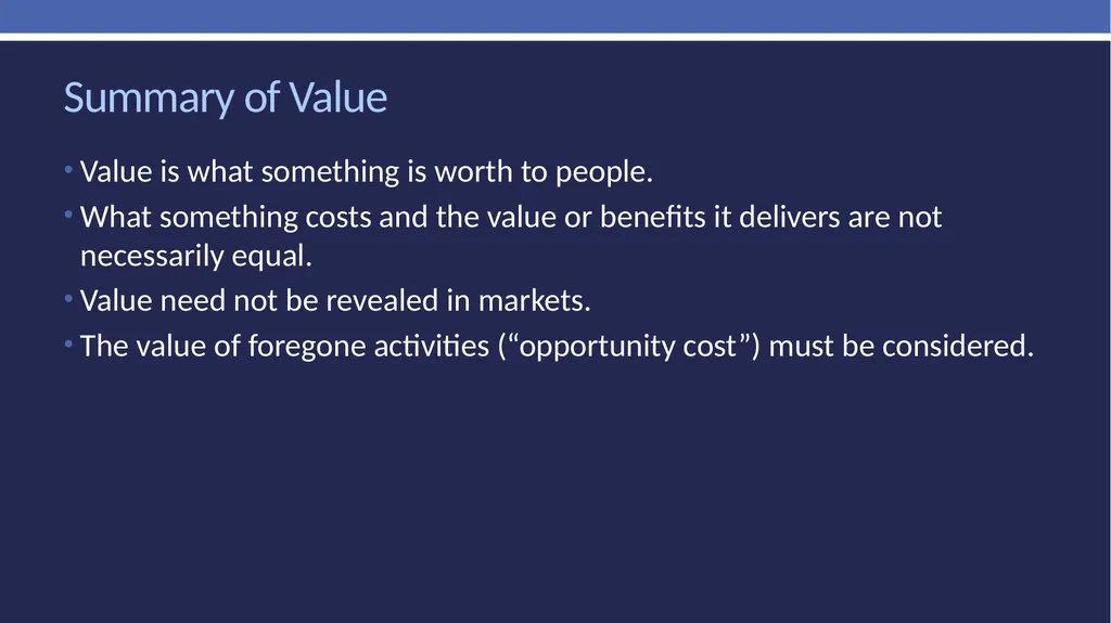 Non-market valuation: methods and data Peter W. - slide 10 of 59