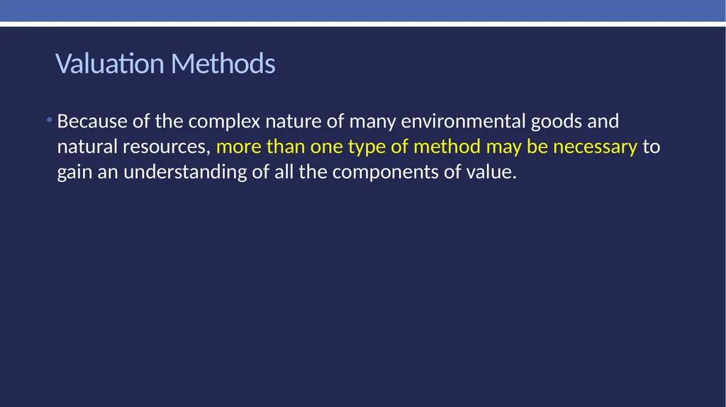 Non-market valuation: methods and data Peter W. - slide 28 of 59