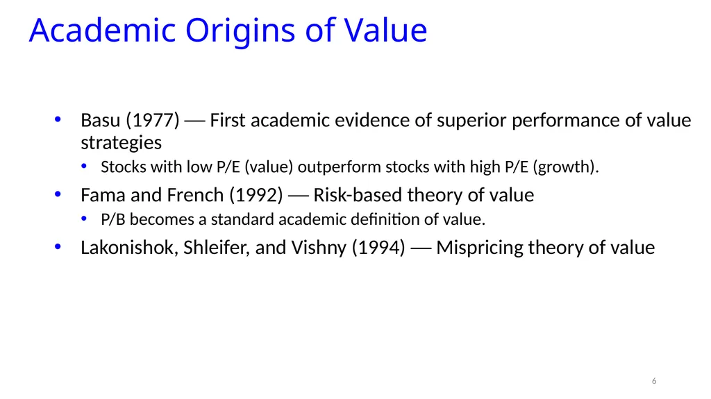 Reports of Value’s Death May Be Greatly - slide 6 of 50