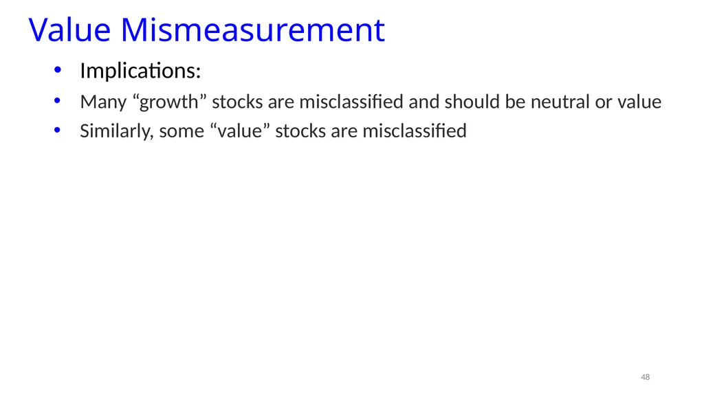 Reports of Value’s Death May Be Greatly - slide 44 of 50