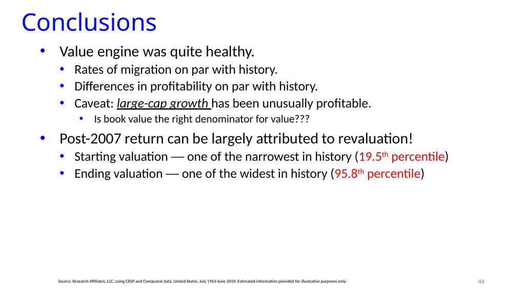 Reports of Value’s Death May Be Greatly - slide 40 of 50