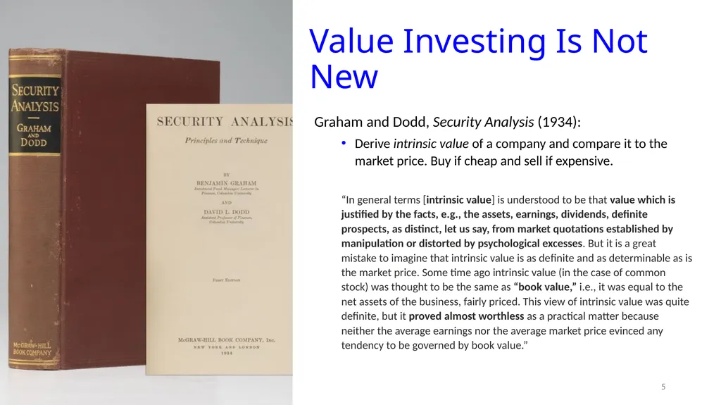 Reports of Value’s Death May Be Greatly - slide 5 of 50
