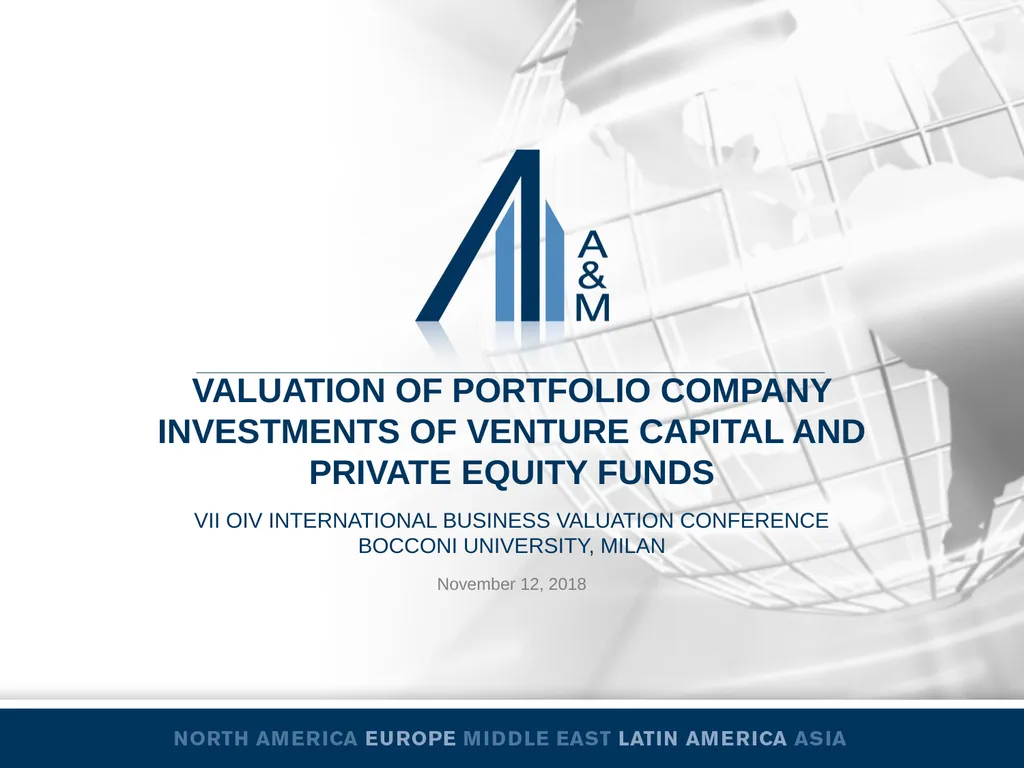 Valuation of Portfolio Company Investments of