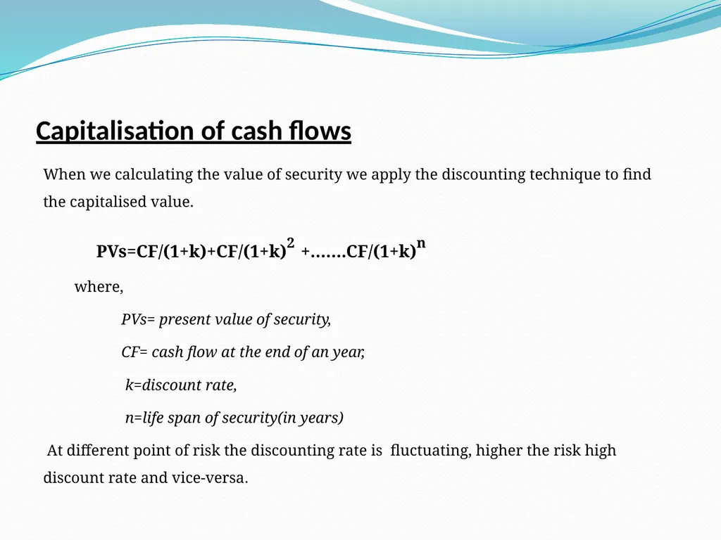 Unit 3: Valuation Of Fixed Income Securities - slide 4 of 9