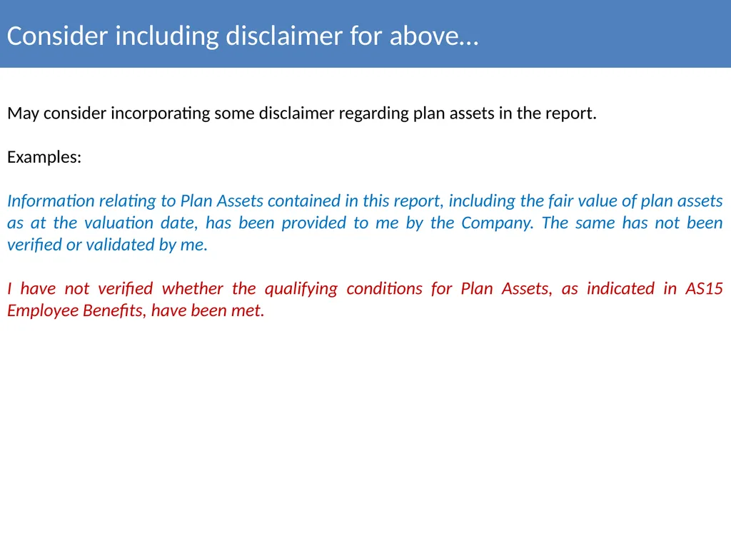 Actuarial Valuation of Public Sector Enterprises - slide 31 of 34
