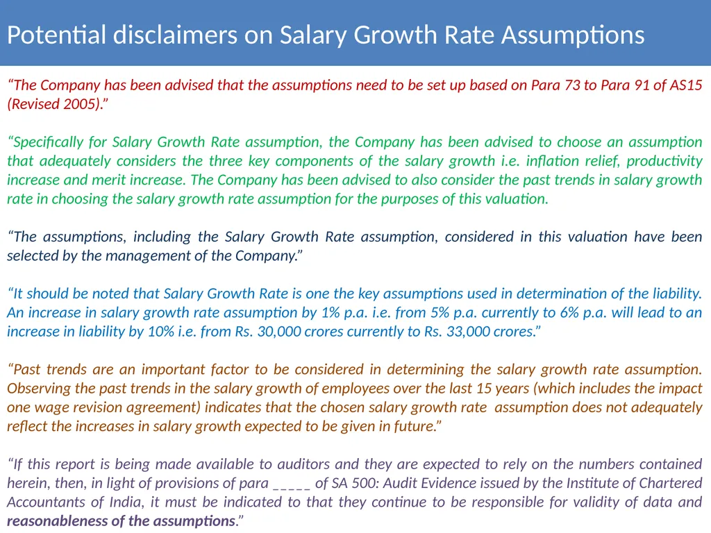 Actuarial Valuation of Public Sector Enterprises - slide 24 of 34