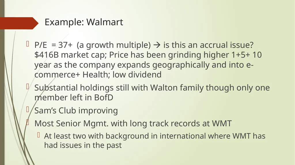 What type of valuation? Relative Value: Selecting - slide 12 of 18