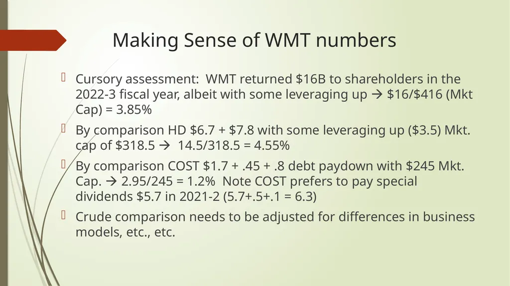 What type of valuation? Relative Value: Selecting - slide 15 of 18