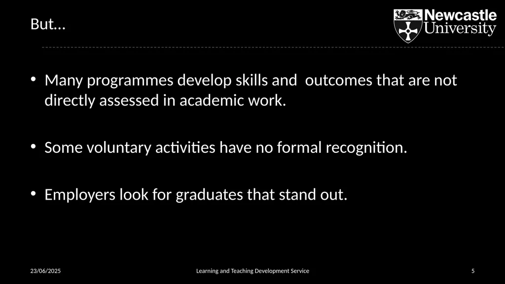 Open Badges in an Academic Context 02/04/2019 - slide 5 of 15