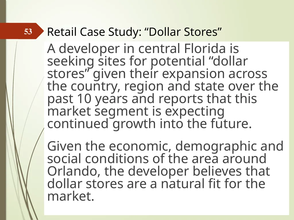 Highest and Best Use: Market Analysis and - slide 53 of 65