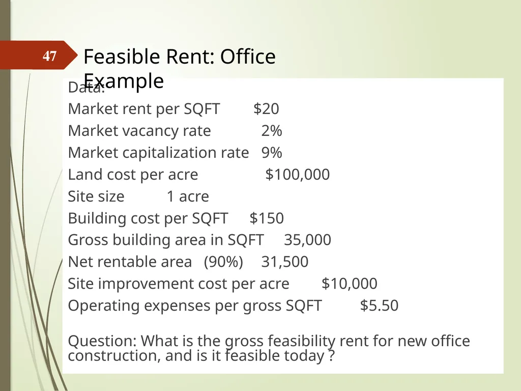 Highest and Best Use: Market Analysis and - slide 47 of 65