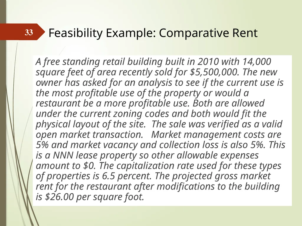 Highest and Best Use: Market Analysis and - slide 33 of 65