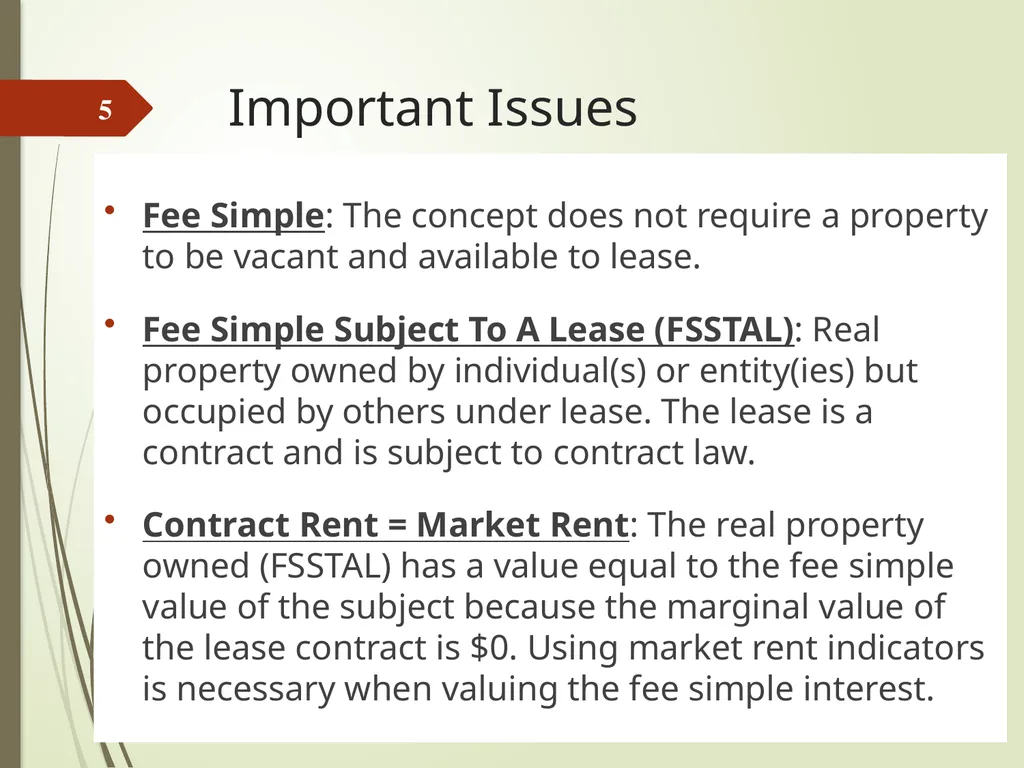Highest and Best Use: Market Analysis and - slide 5 of 65