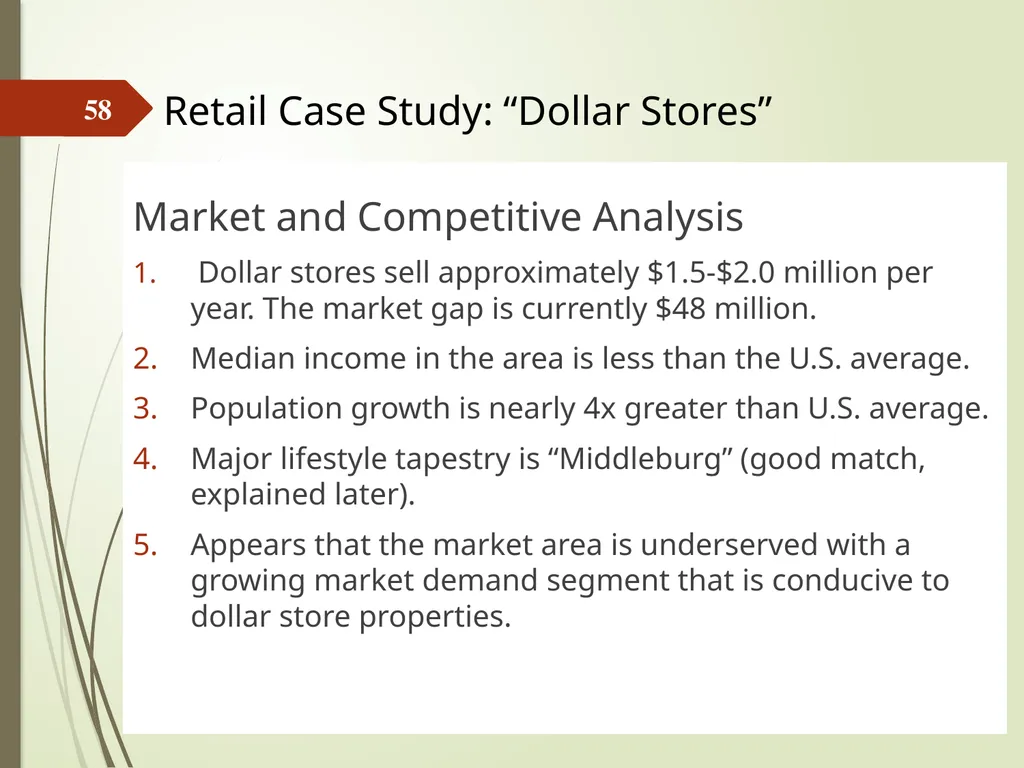Highest and Best Use: Market Analysis and - slide 58 of 65