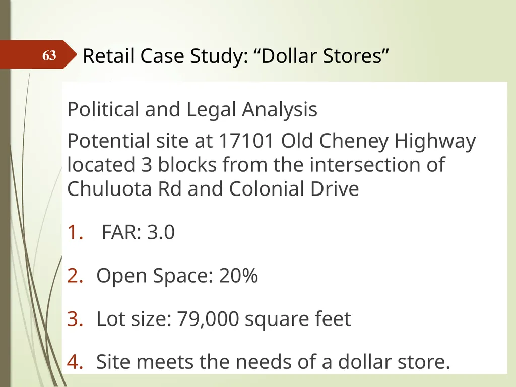 Highest and Best Use: Market Analysis and - slide 63 of 65