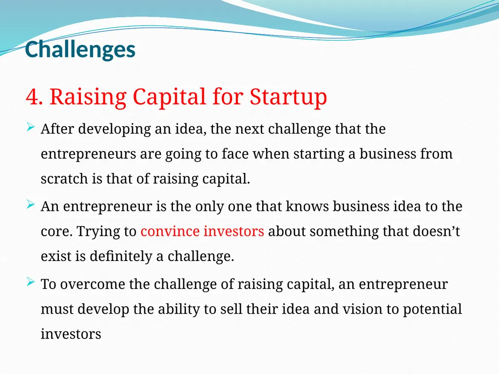 Entrepreneurship METHODIST COLLEGE OF ENGINEERING - slide 6 of 10
