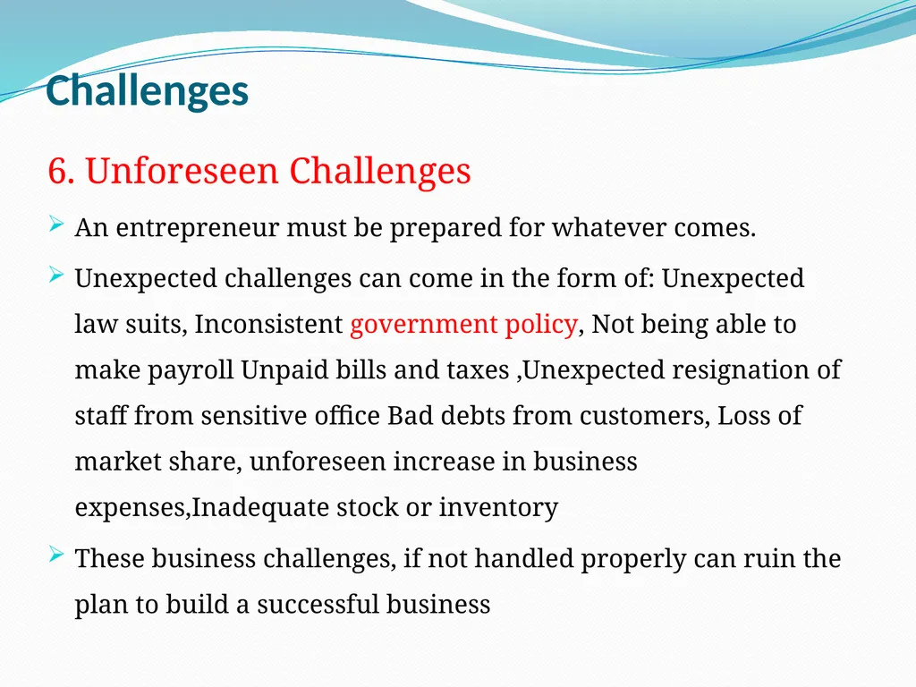 Entrepreneurship METHODIST COLLEGE OF ENGINEERING - slide 8 of 10