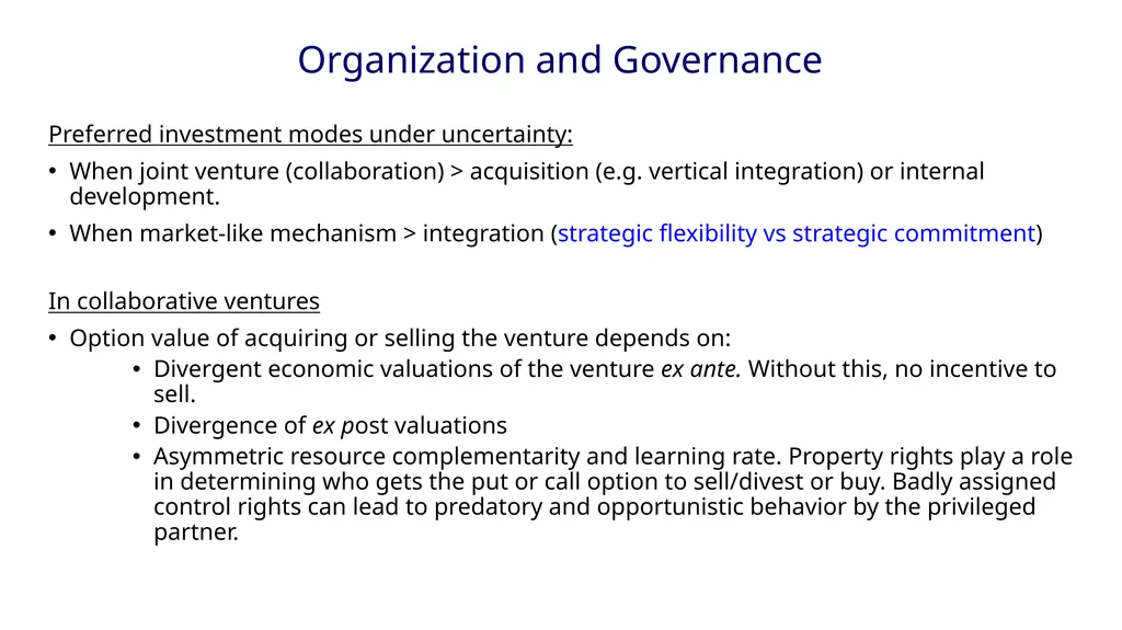 Real options: Taking stock and looking ahead Yong - slide 7 of 11