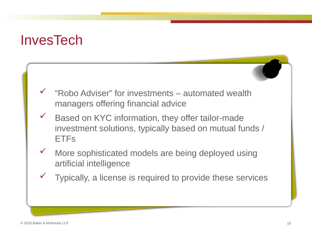 FinTech and Regulation September 22, 2016 Kim - slide 15 of 54