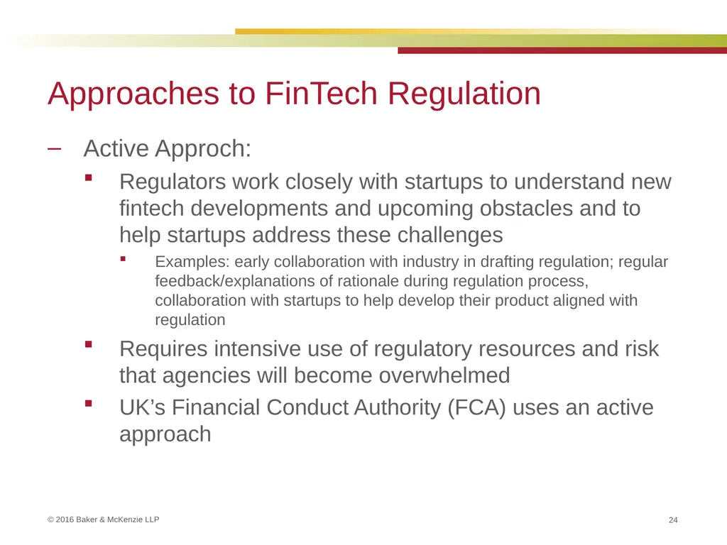 FinTech and Regulation September 22, 2016 Kim - slide 24 of 54