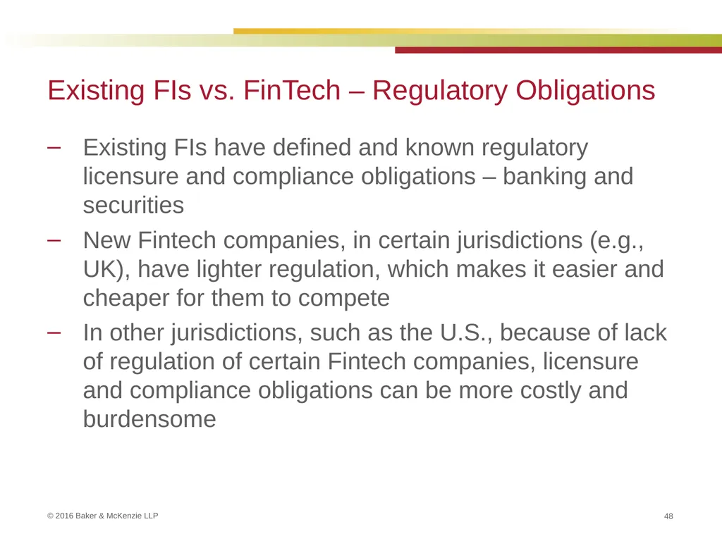 FinTech and Regulation September 22, 2016 Kim - slide 48 of 54