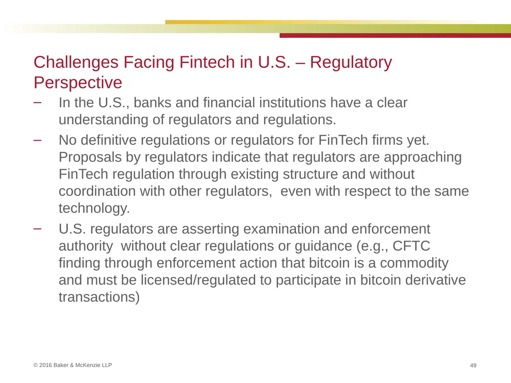 FinTech and Regulation September 22, 2016 Kim - slide 49 of 54