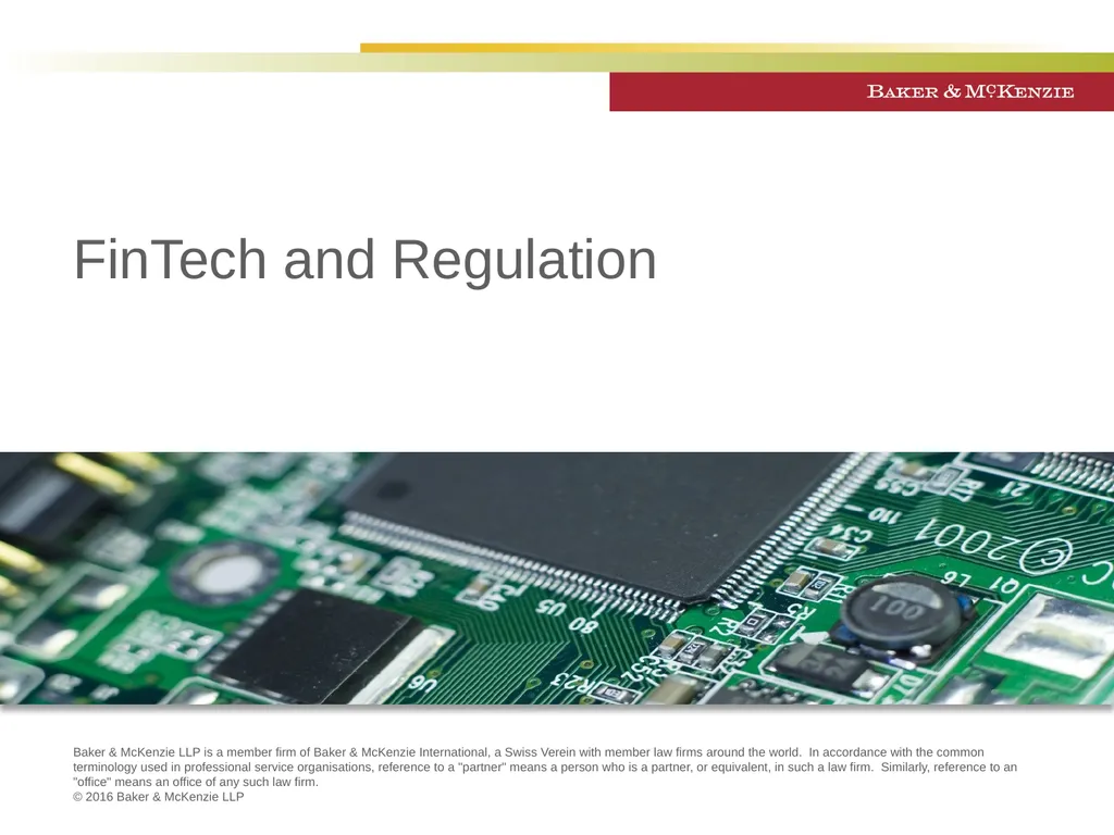 FinTech and Regulation September 22, 2016 Kim - slide 54 of 54