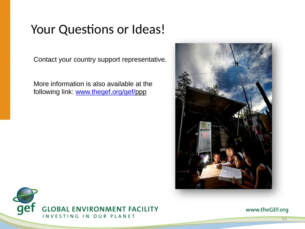 Expanding Engagement with the Private Sector on - slide 13 of 13