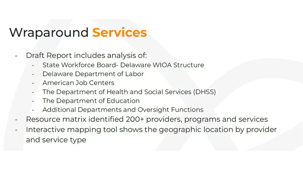 Delaware’s Employment Equity Project will analyze - slide 7 of 10